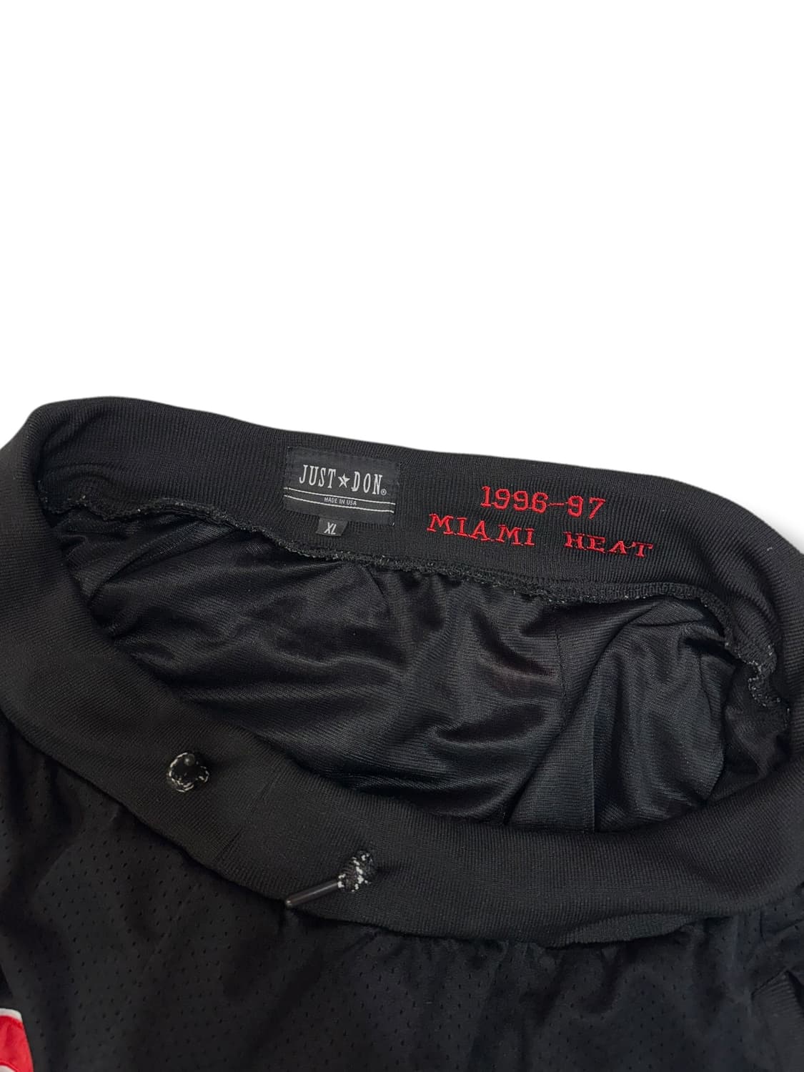 저스트돈 NBA 마이애미 히트 96-97 농구 팬츠 made in USA 상품이미지4