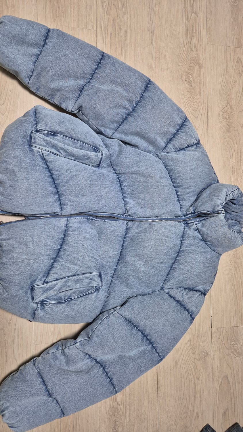 위캔더스 wavy down jk (denim) 상품이미지1