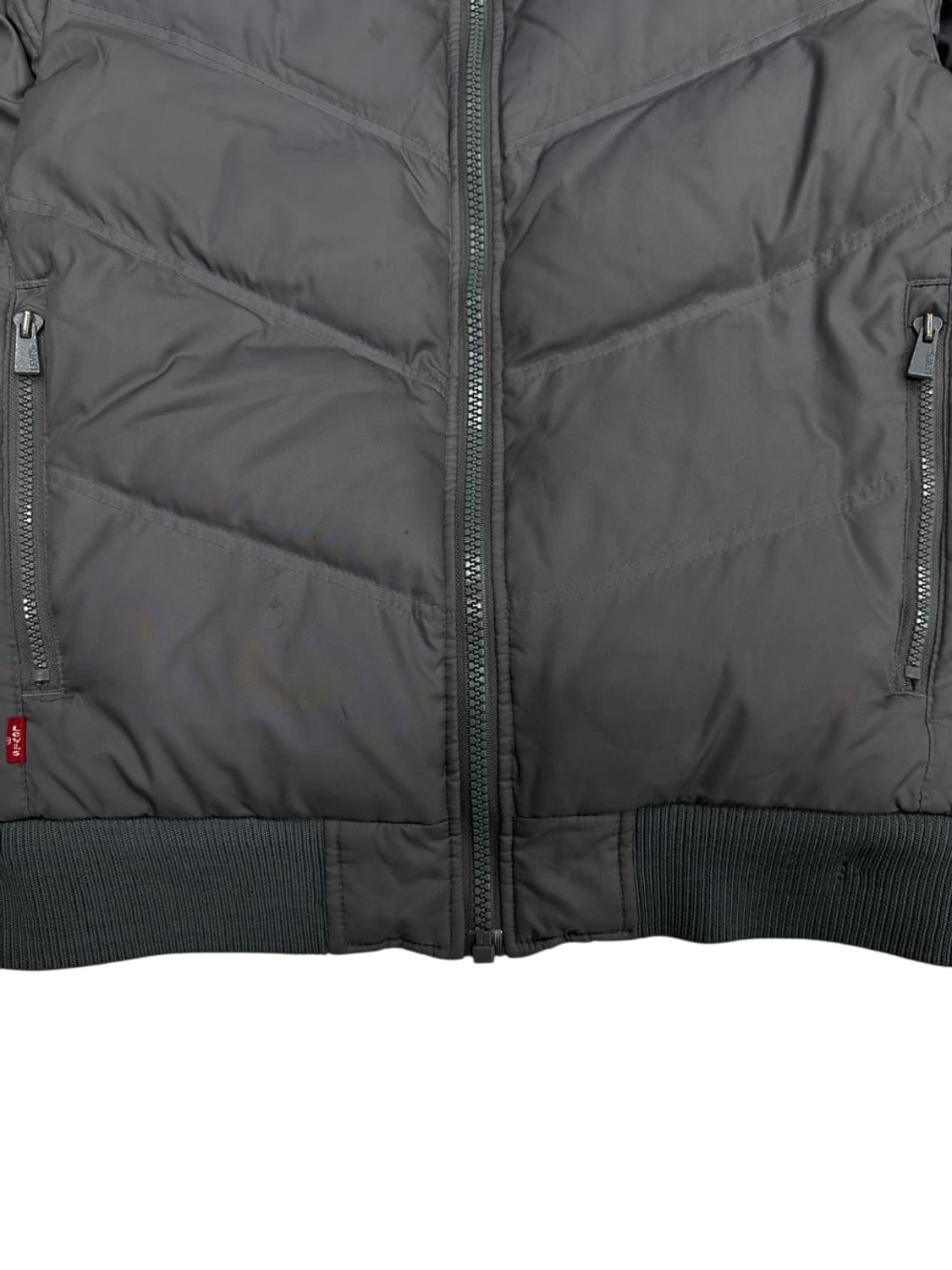 00s 리바이스 숏패딩 덕다운 그레이 (L)  상품이미지4
