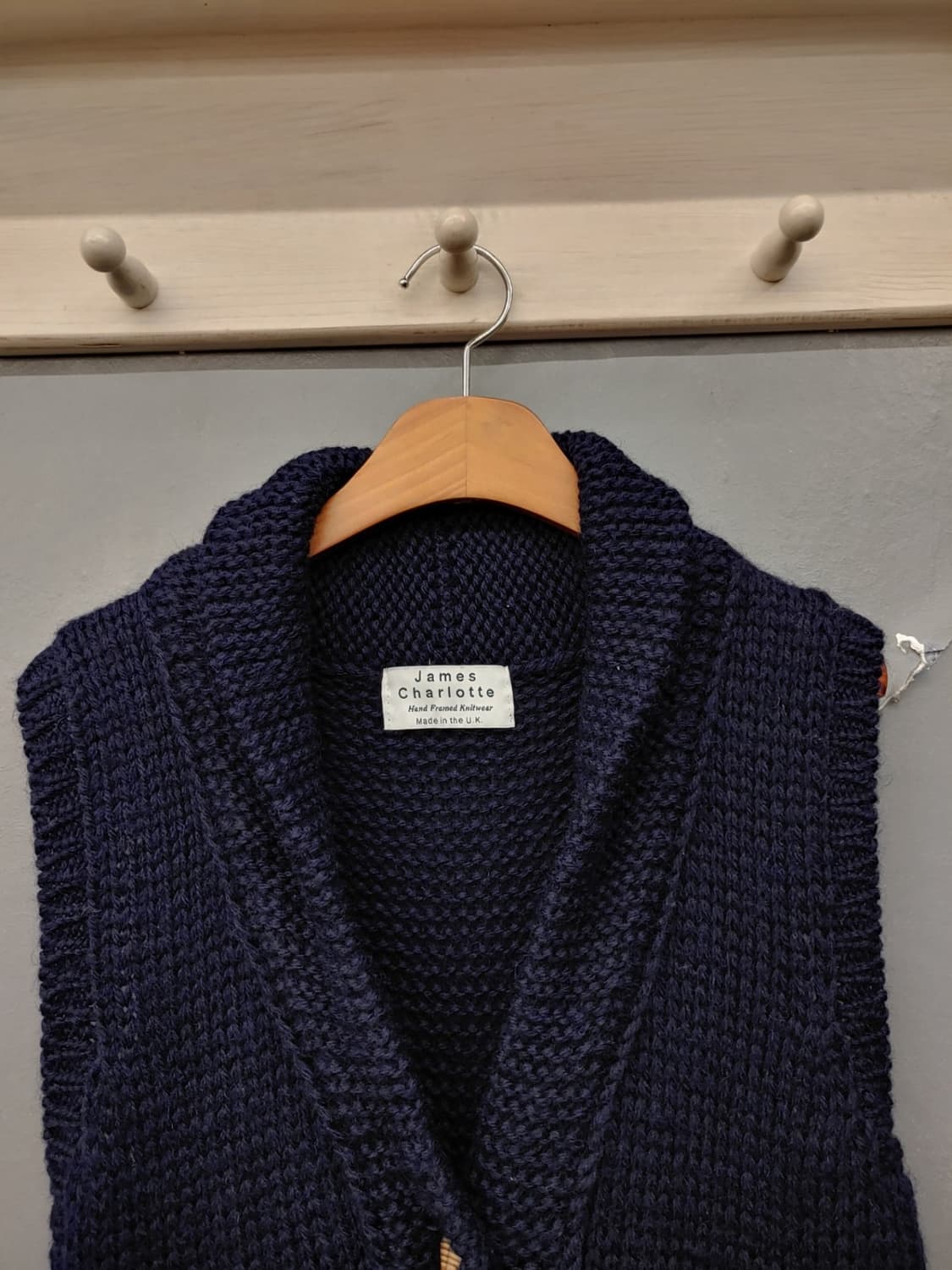 영국핸드매이드울조끼 상품이미지2