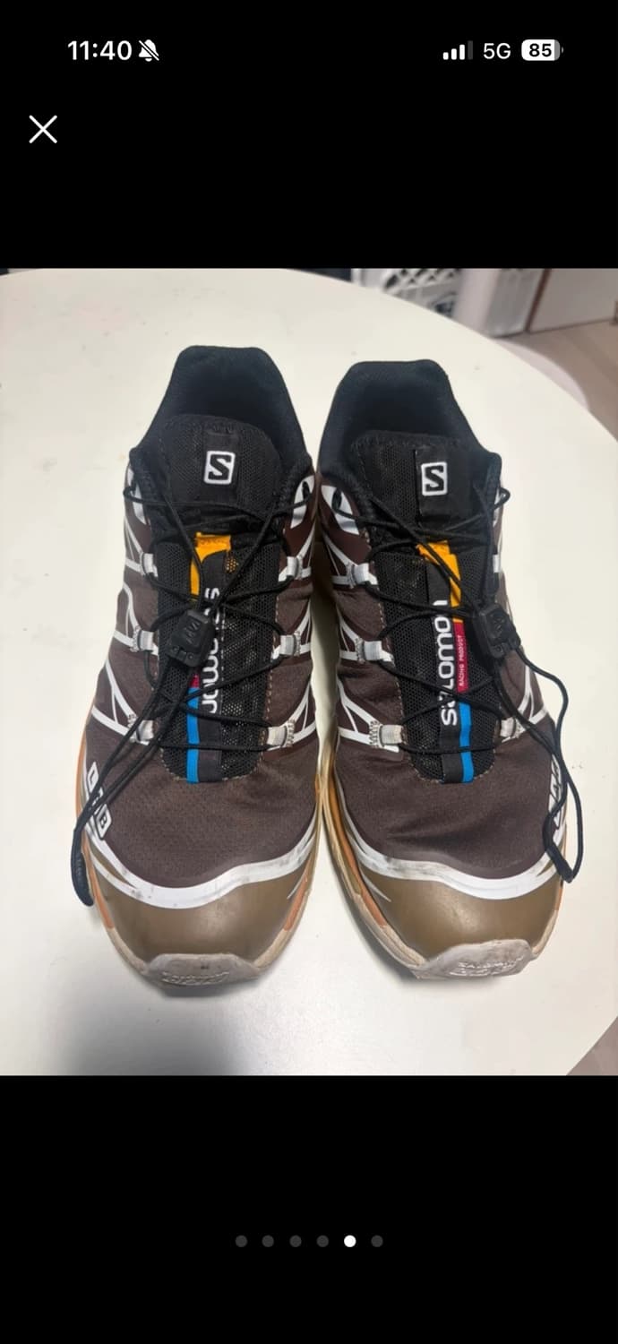 살로몬 XT-6 트레일 러닝화 브라운 265 상품이미지6