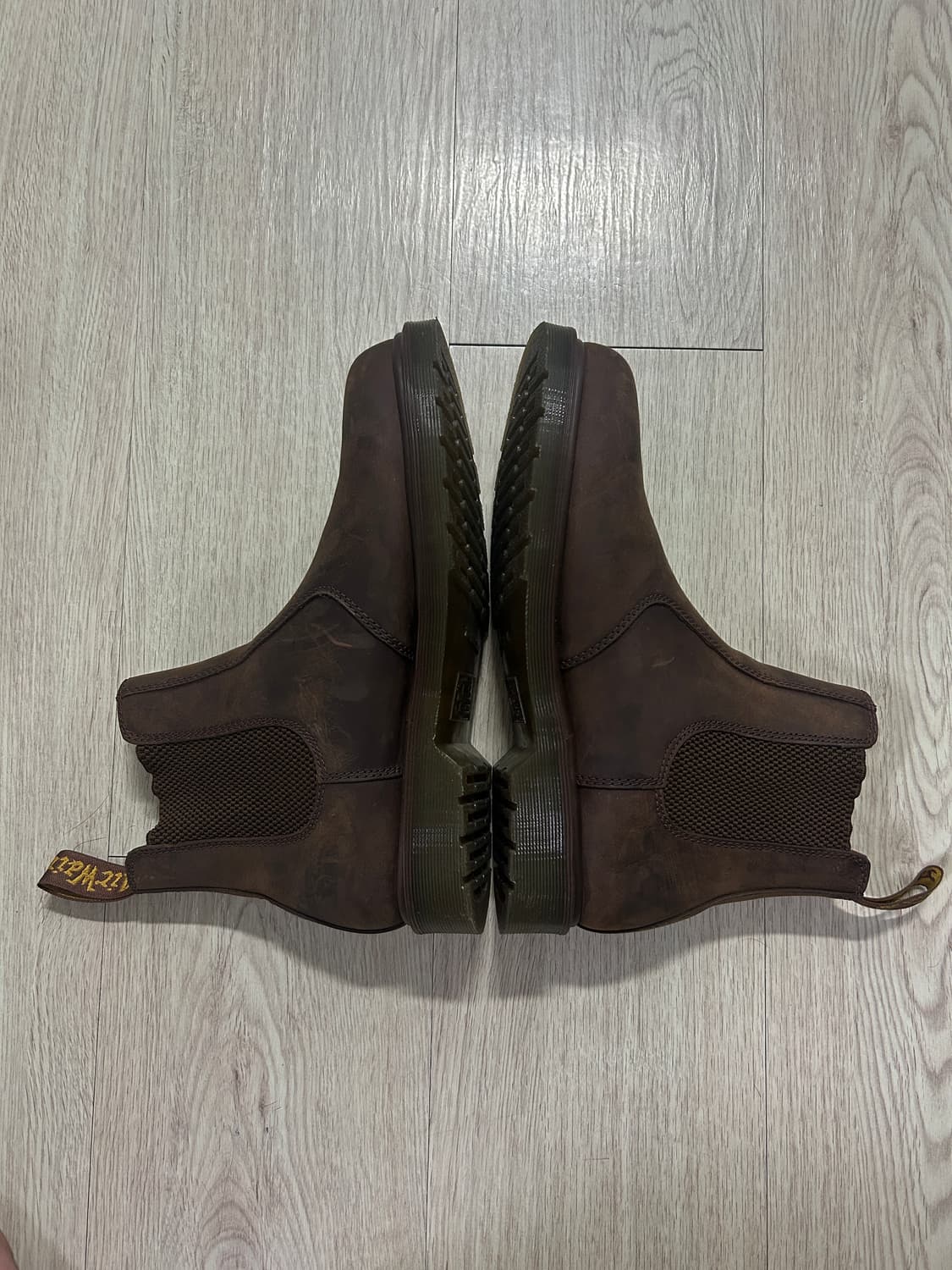 UK9 닥터마틴 2976 첼시부츠 크레이지 호스브라운 상품이미지5