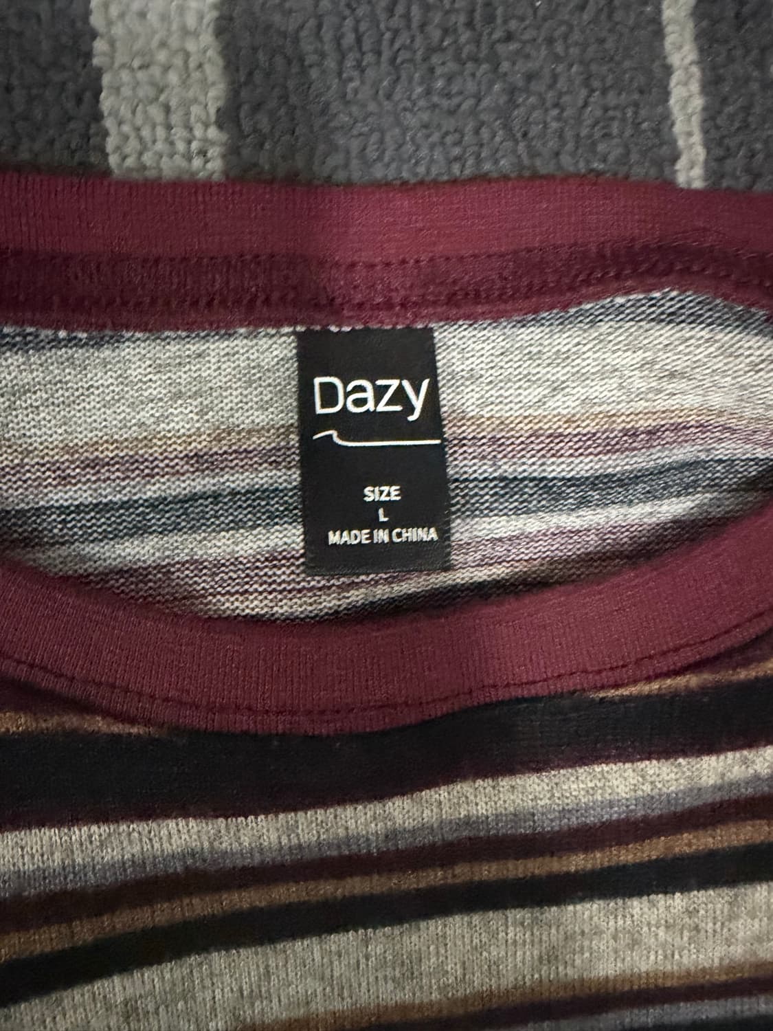 DAZY 스트라이프 티셔츠 상품이미지2