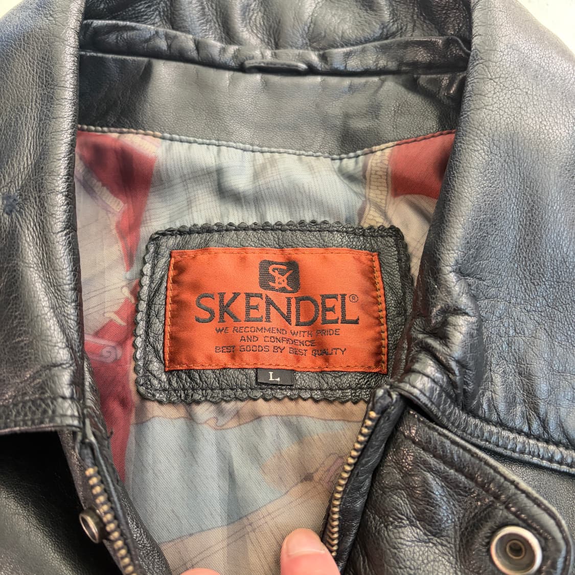 Skendel 빈티지 양가죽 자켓 L 상품이미지6