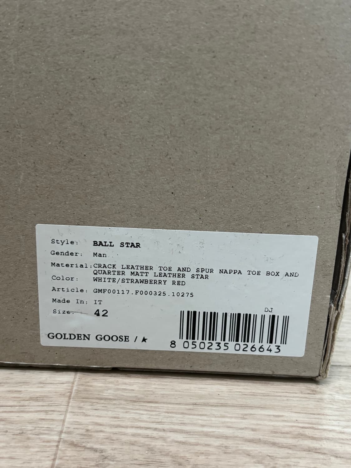 골든구스 볼스타 위시 맨즈 270 상품이미지6