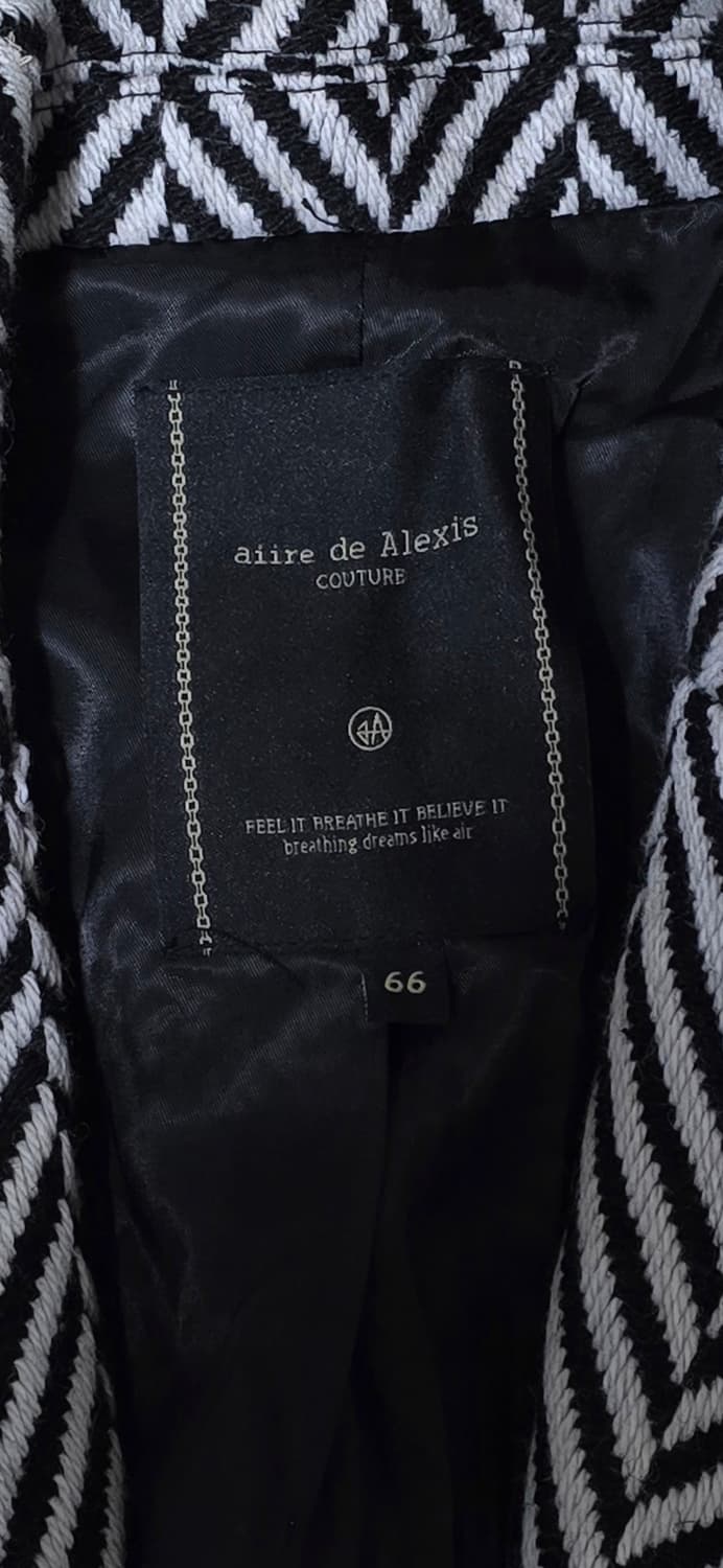 aiire de Alexis COUTURE 헤링본 롱 코트 66 상품이미지3