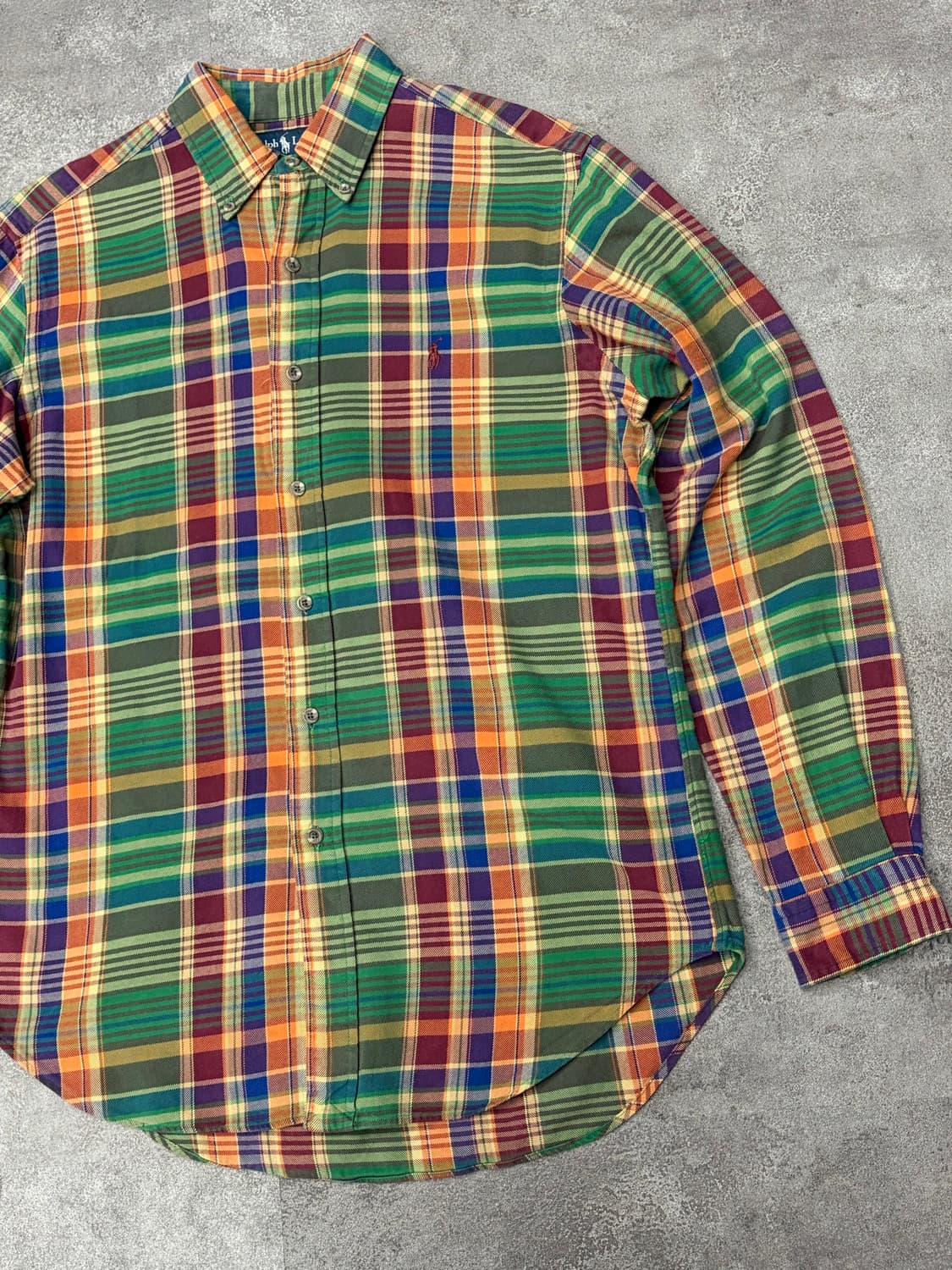 폴로 랄프로렌 헤비코튼 체크셔츠 상품이미지3