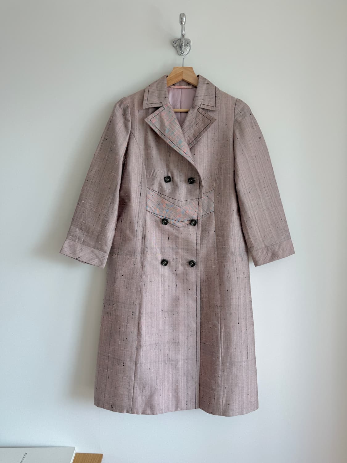 Pre owned 린넨 더블 트렌치 코트 상품이미지1