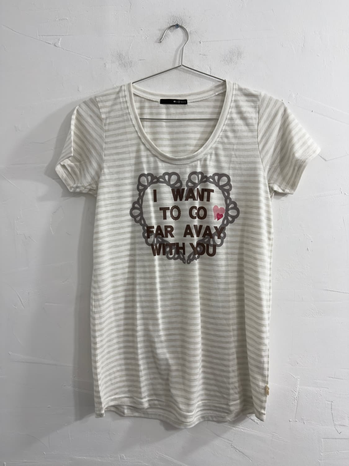archives cute stripe top 상품이미지1