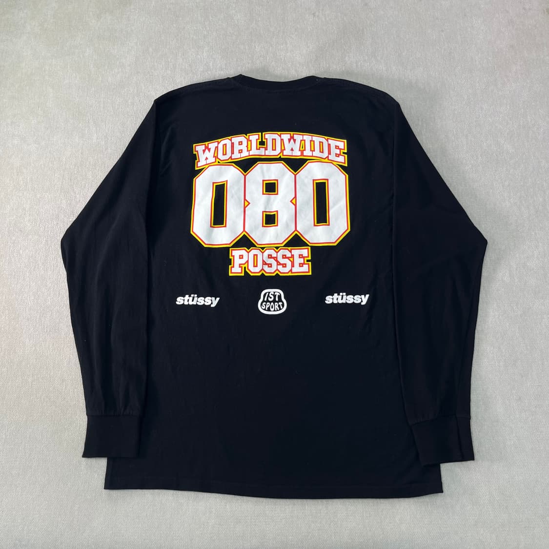 100 스투시 월드와이드 코튼 롱슬리브 티셔츠 상품이미지2