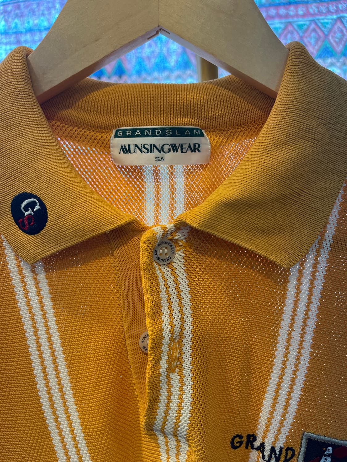 Vintage 80s-90s munsingwear 폴로 셔츠 상품이미지3