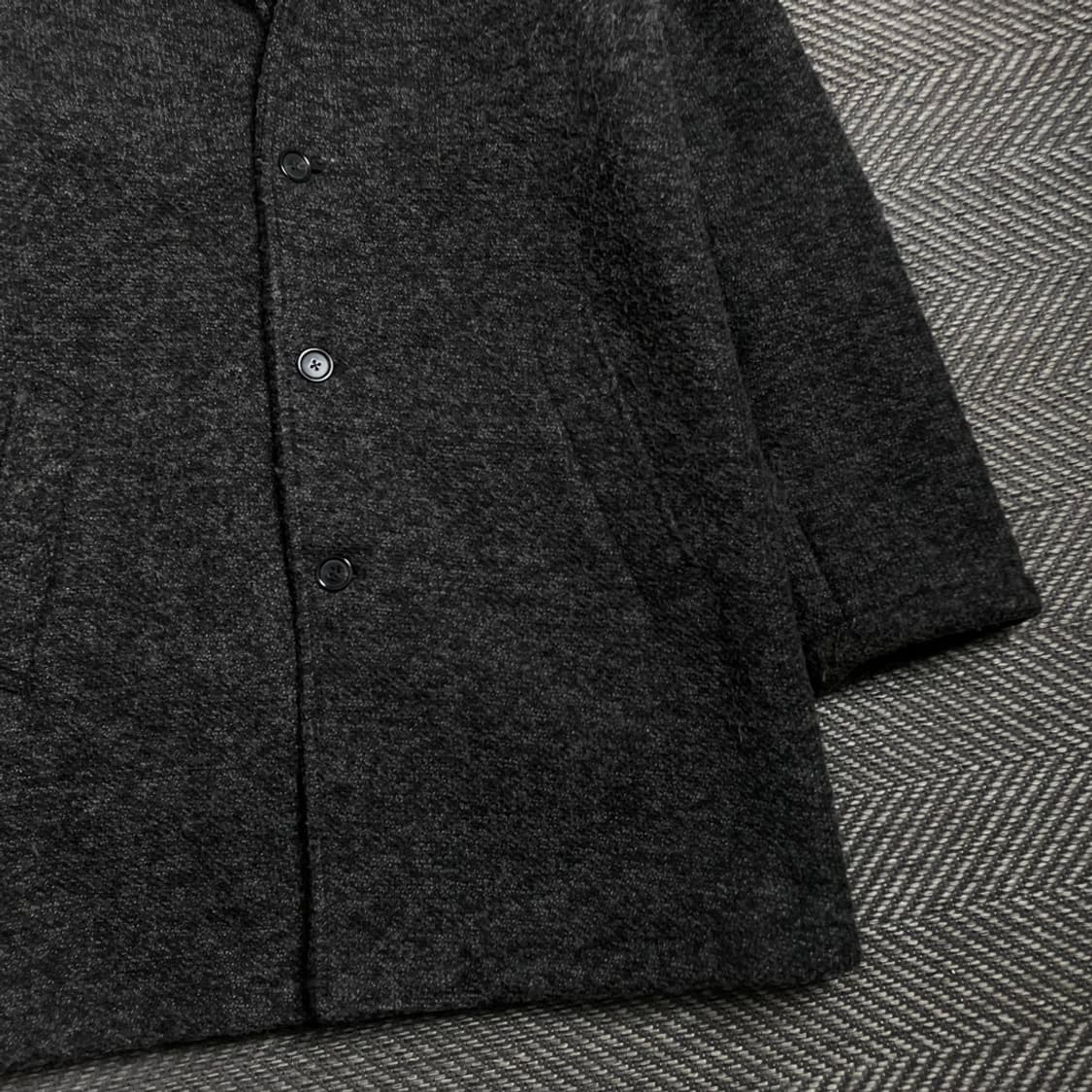 빈티지 트위드 오버핏 싱글 발마칸 코트o 5039 상품이미지2