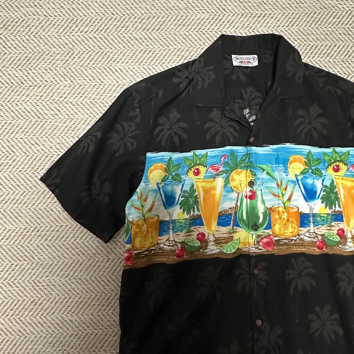 VINTAGE usa made hawaiian shirt 상품이미지3