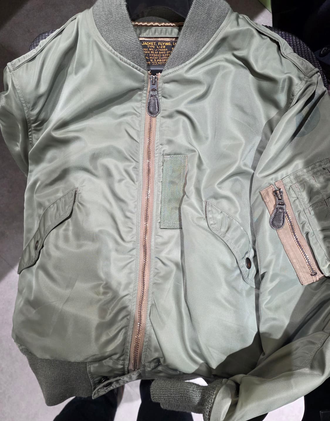 리얼맥코이 L2-B 에어포스 자켓 상품이미지8