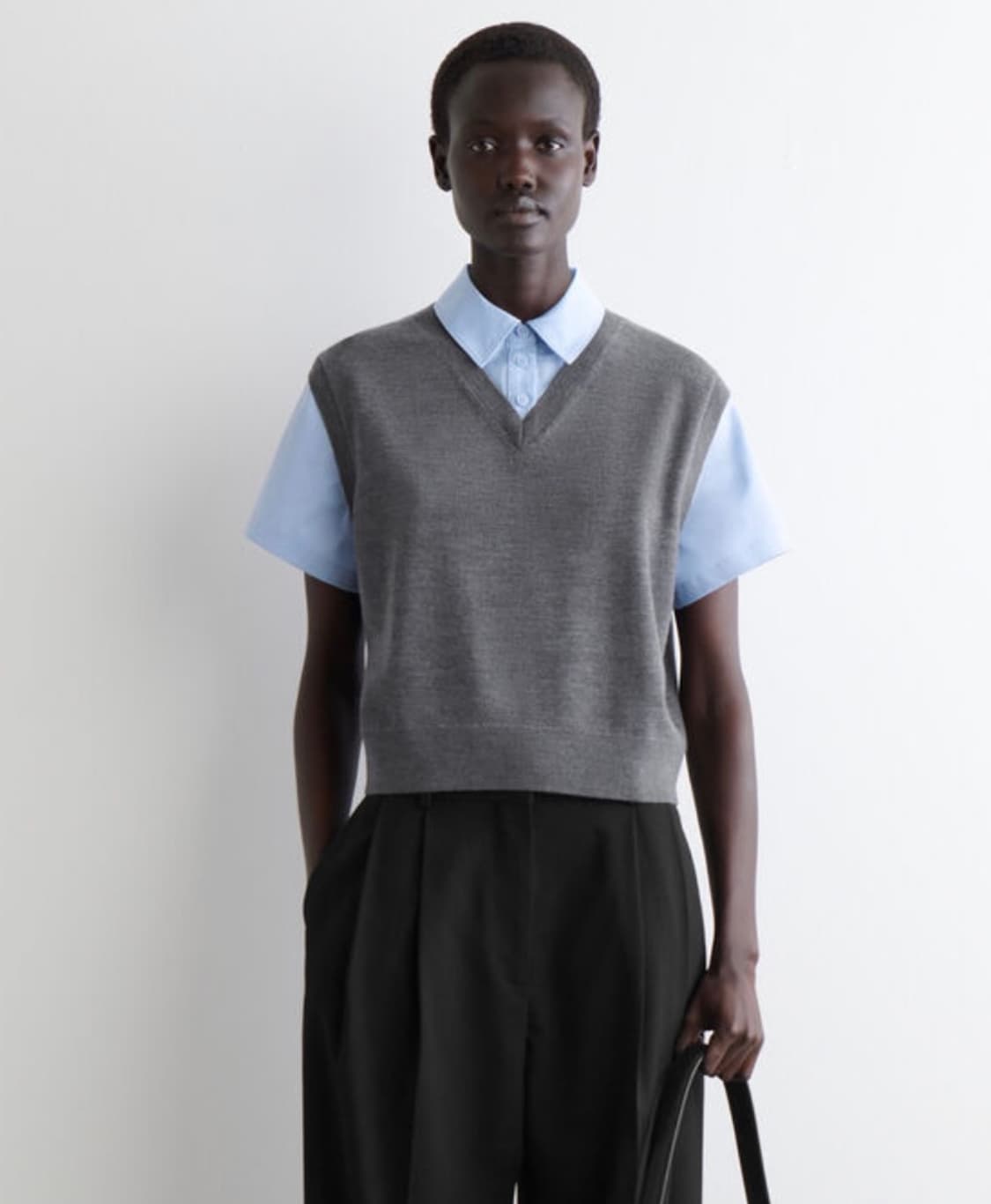 cos 코스 레이어드 셔츠베스트 상품이미지2