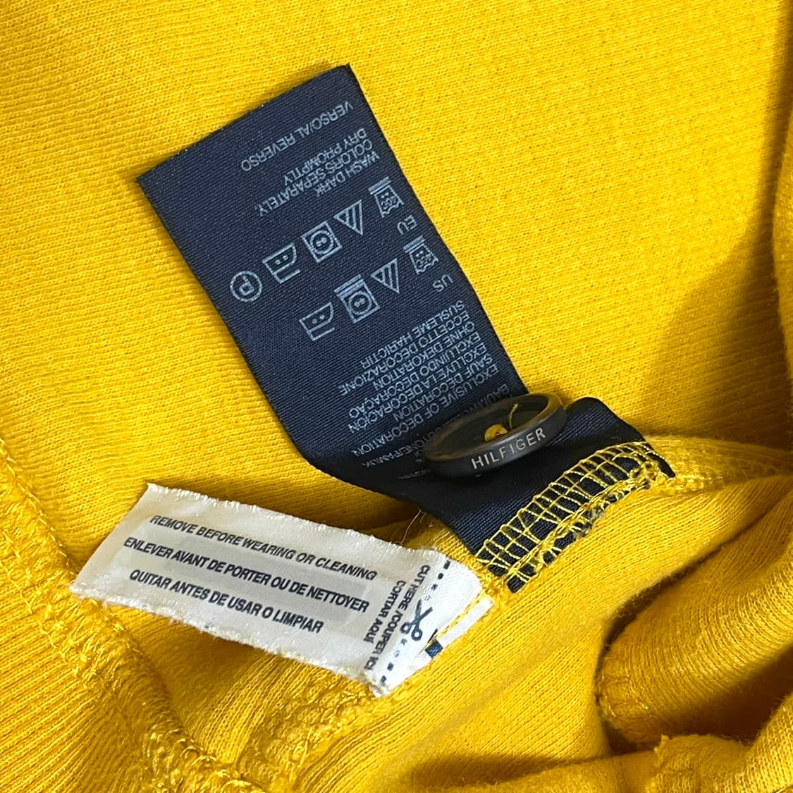 타미힐피거 머스타드 헨리 폴라넥 니트 맨투맨 남성S 상품이미지5