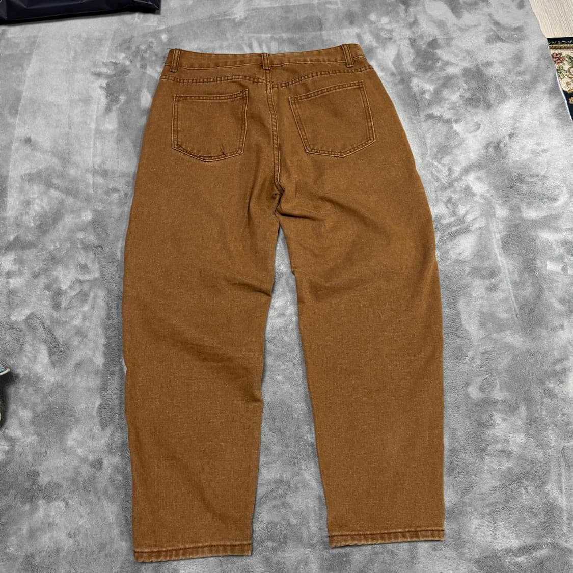 브라운 코튼 카고팬츠 상품이미지3