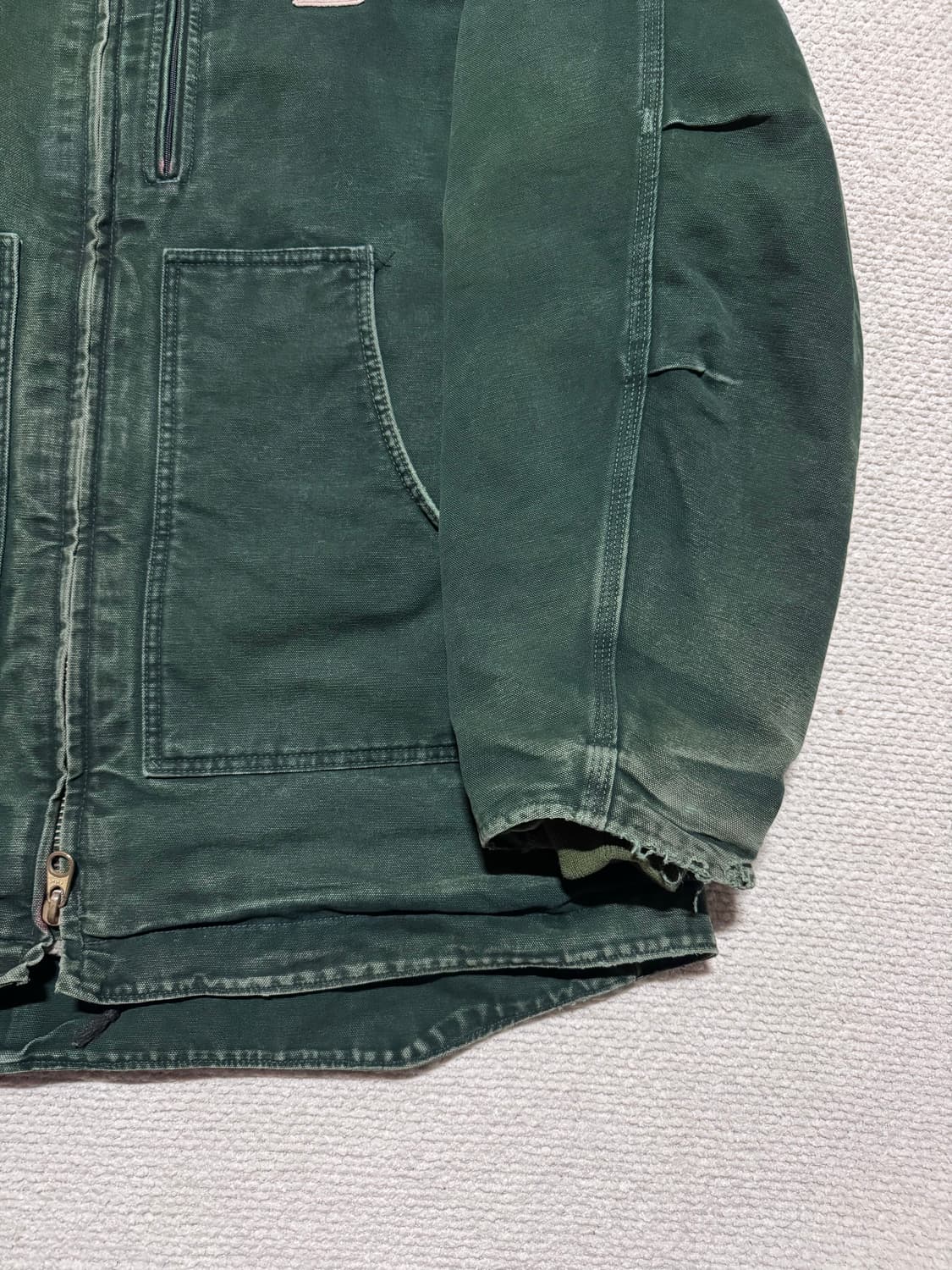 칼하트 C61 샌드스톤 쉐르파 자켓 XL 상품이미지3