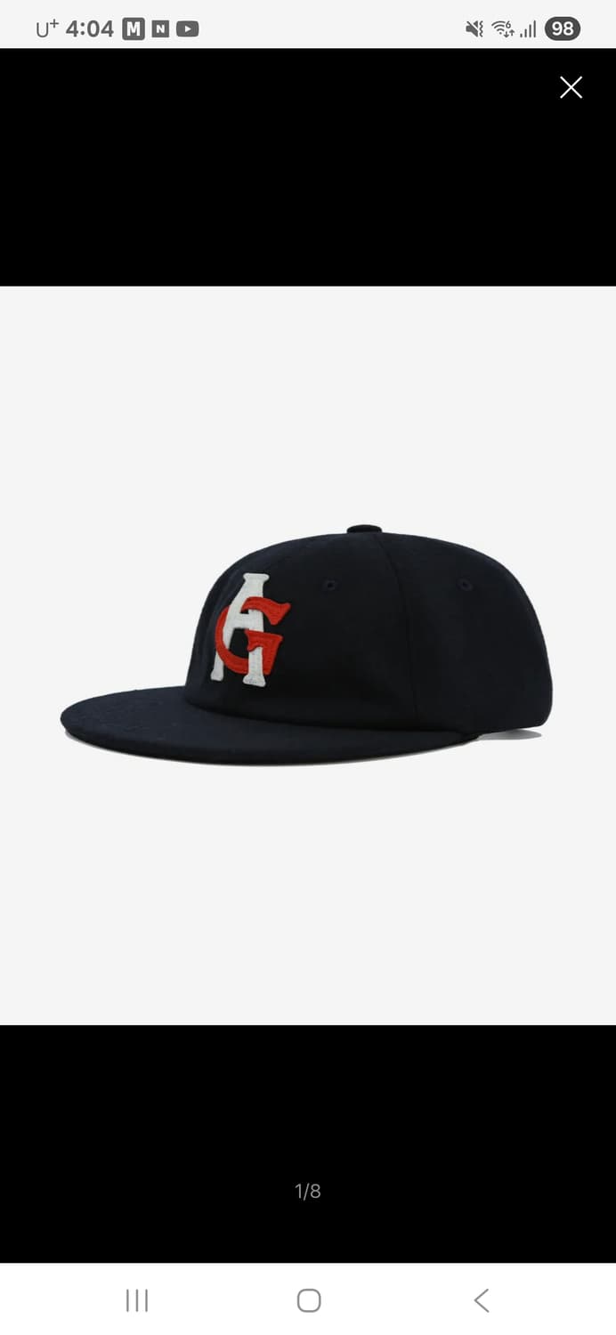 새상품 앵글런 AG Wool-Blend Ball Cap - Navy 상품이미지1