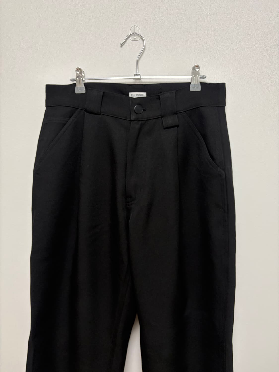 윌리차바리아 블랙 워크 팬츠 상품이미지3