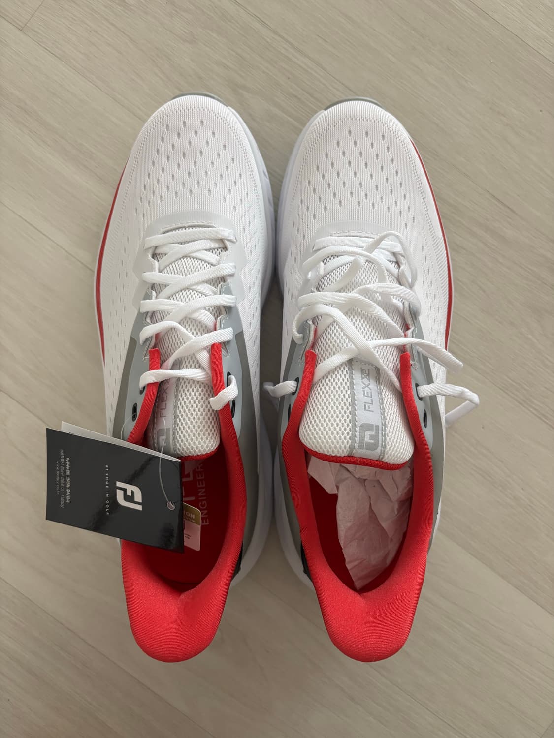 (새상품) 풋조이 플렉스 XP 골프화 흰빨 상품이미지1