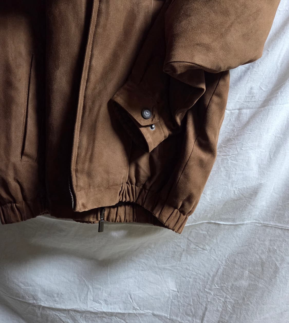 Weatherproof 브라운 페이크 스웨이드 레더 카라 자켓 XL 상품이미지8