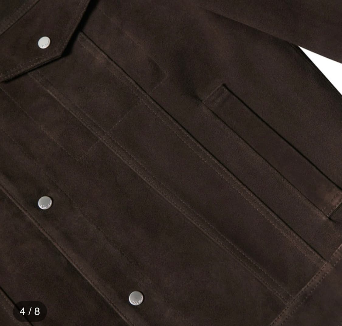 (신품급) 느와르라르메스 스웨이드 자켓 (DARK BROWN)_48 상품이미지6