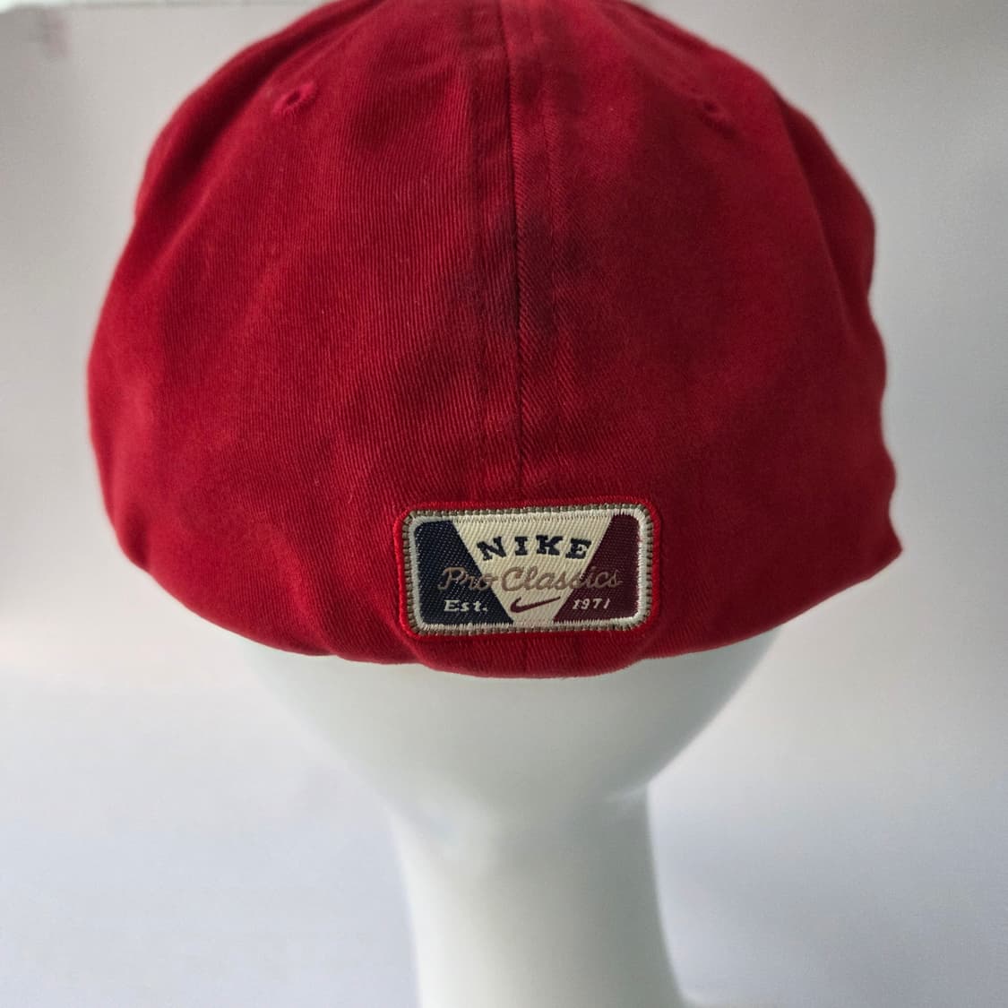 00s 올드 나이키 pro classic est.1971 스우시 레드 캡 상품이미지3