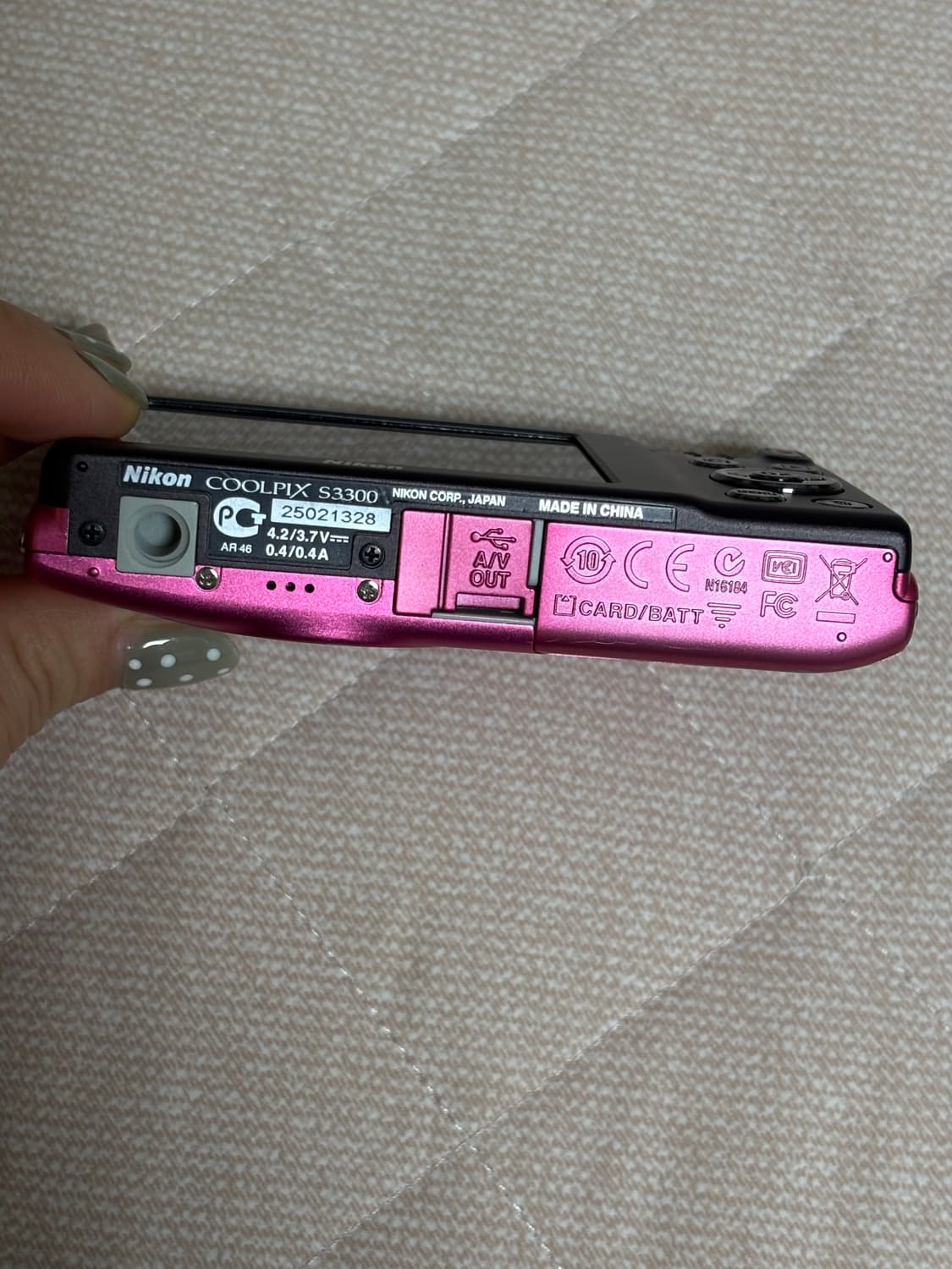니콘 쿨픽스 s3300 핑크 색상 사나디카 상품이미지5