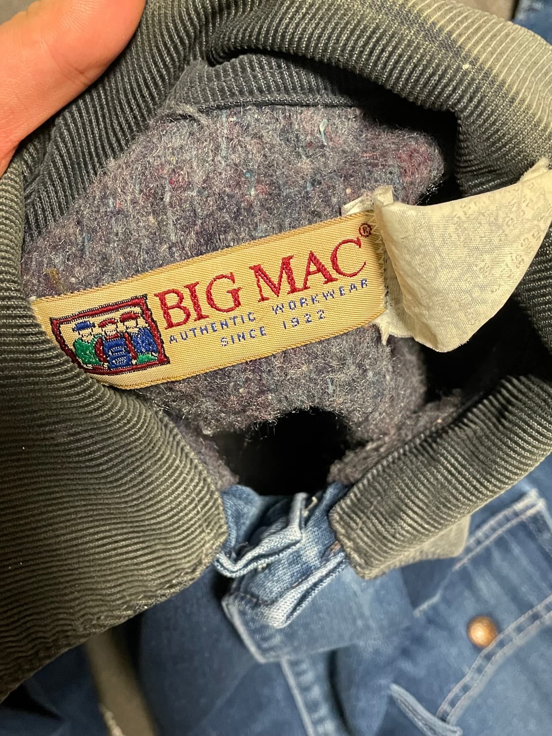 90s bigmac 데님초어자켓 상품이미지6