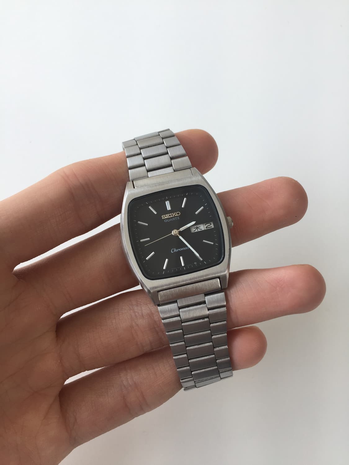 80s seiko chronos square quartz(ver.2) 상품이미지6