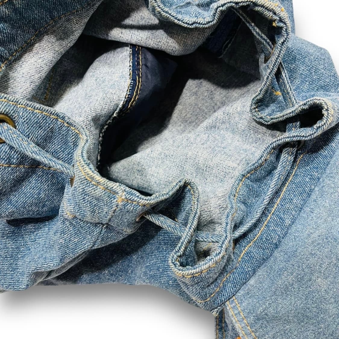 데님 y2k 멀티 키치 다중 패치 빈티지 백팩 상품이미지4