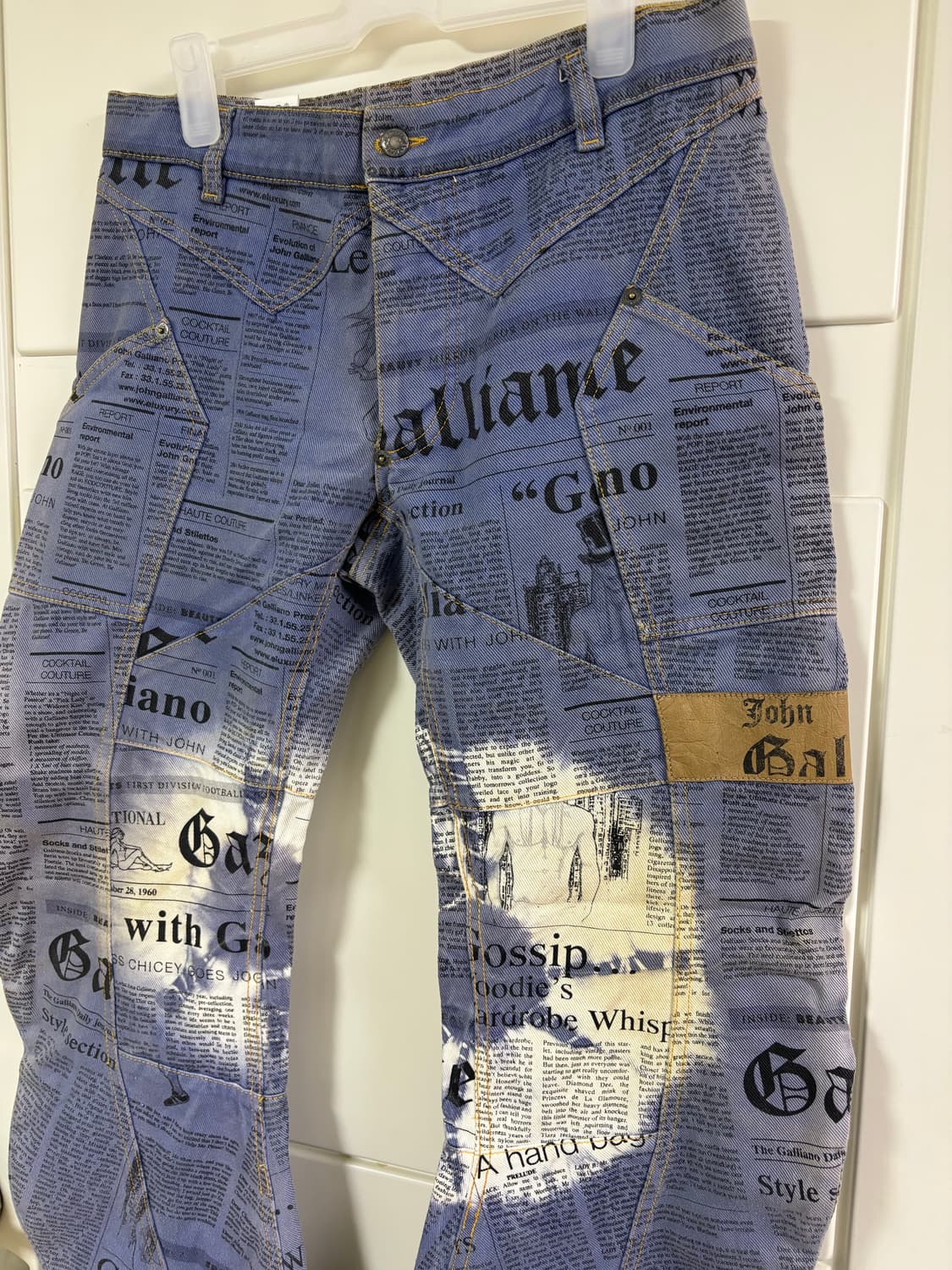 JohnGallianoSS2006 Gazette Denim Pants 상품이미지5