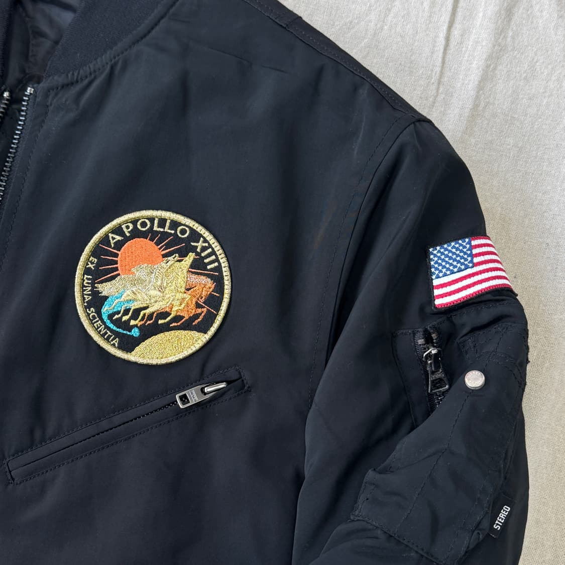 스테레오바이널즈 스페이스 항공점퍼 M 상품이미지4