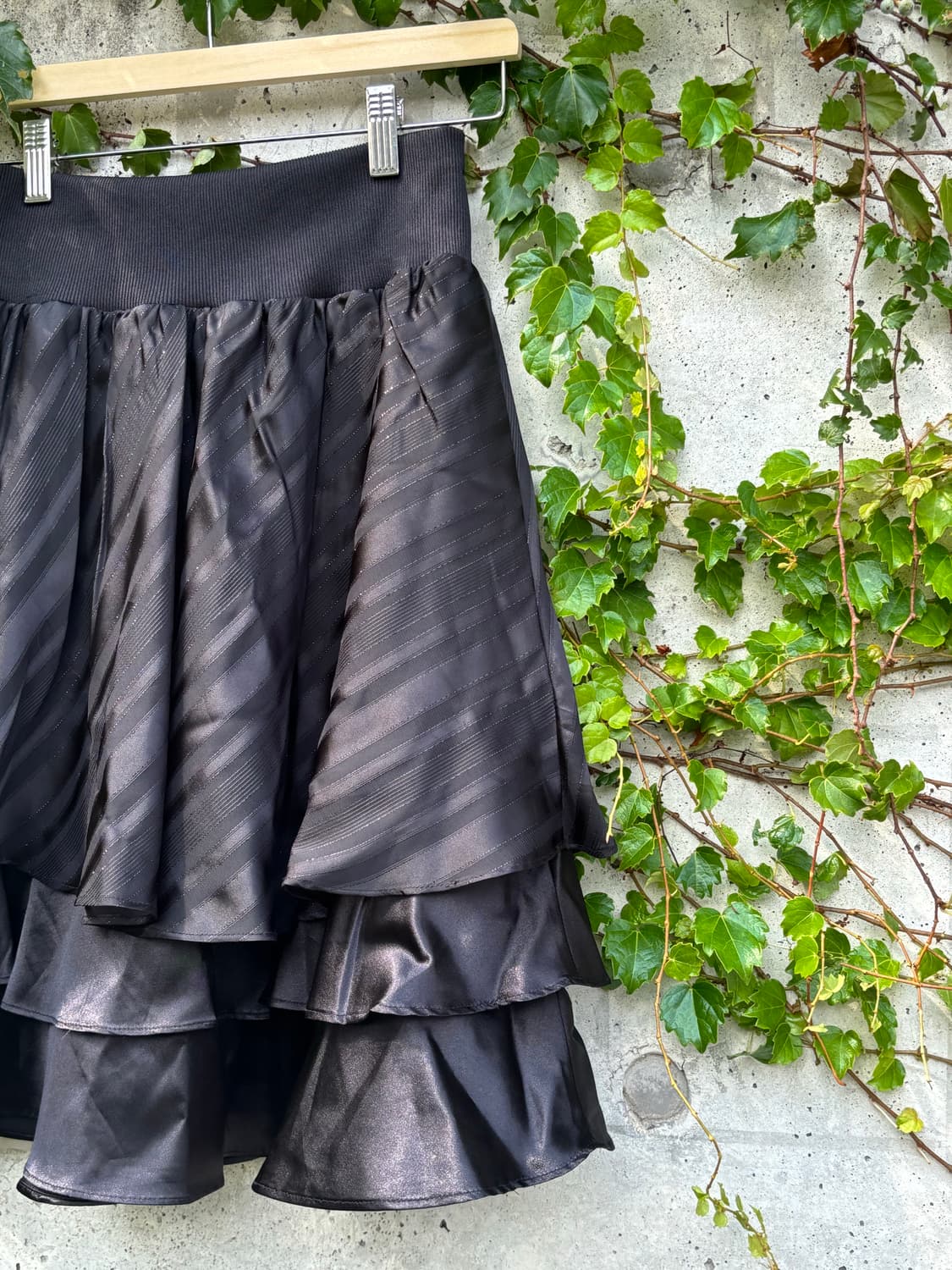 Black Three Layered Skirt 상품이미지3