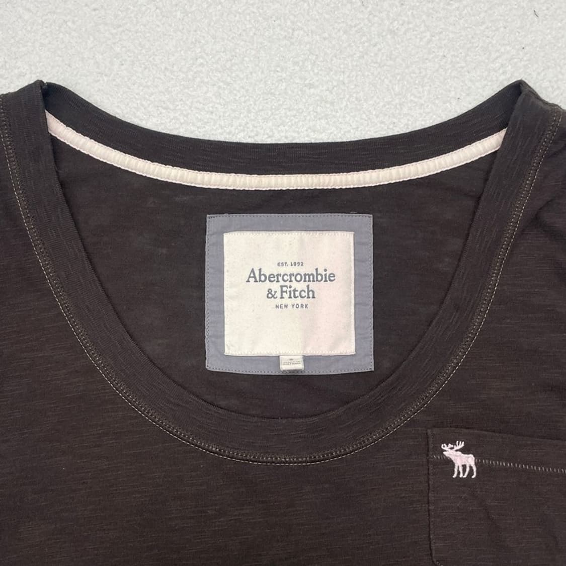 ABERCROMBIE & FITCH 여성용 U넥 롱슬리브 S 상품이미지4