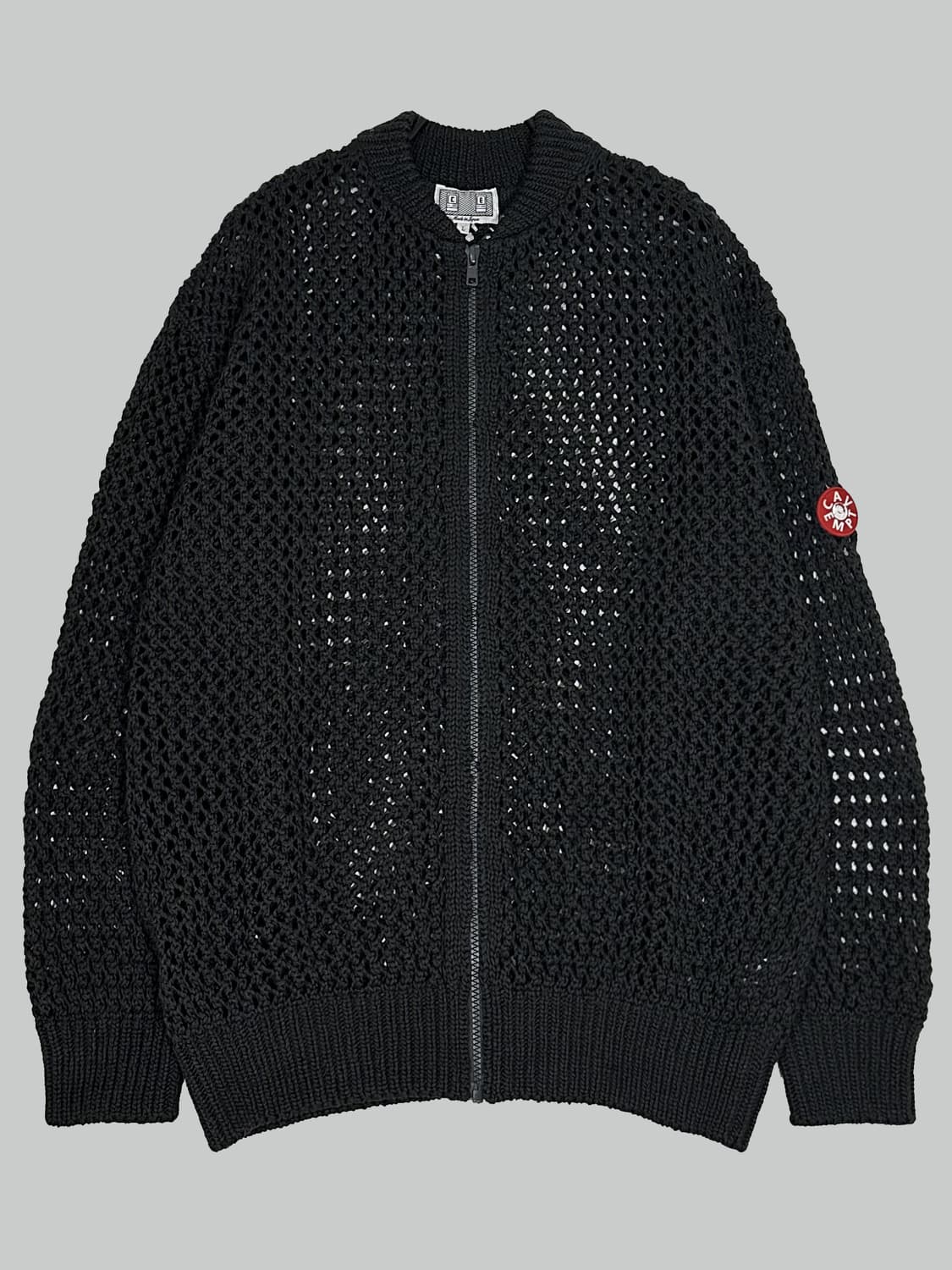 카브엠트 와플 니트 집업 상품이미지1