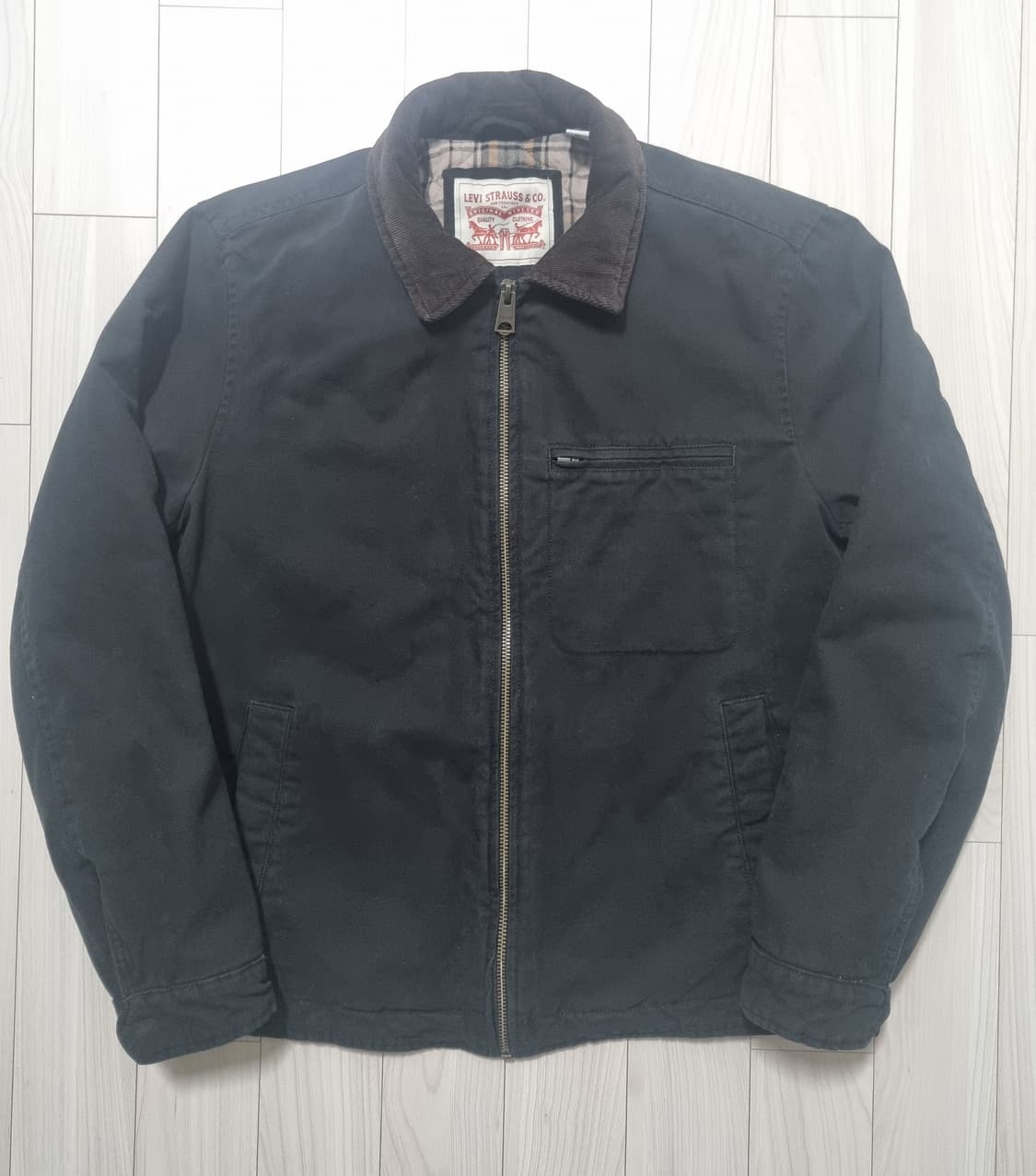 리바이스 디트로이트 자켓 블랙 상품이미지1