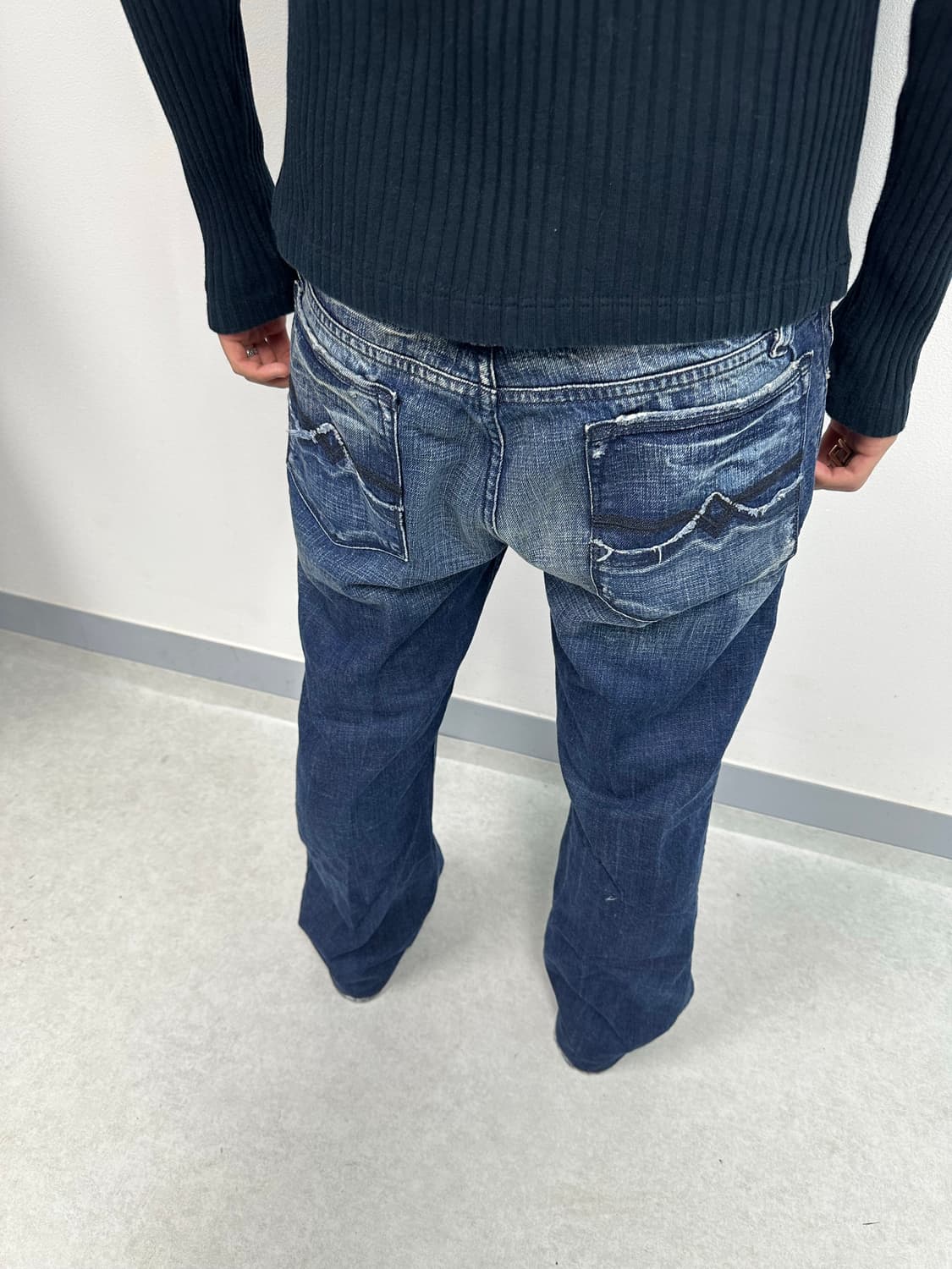 디젤 ZAF 워싱 플레어 진 상품이미지4