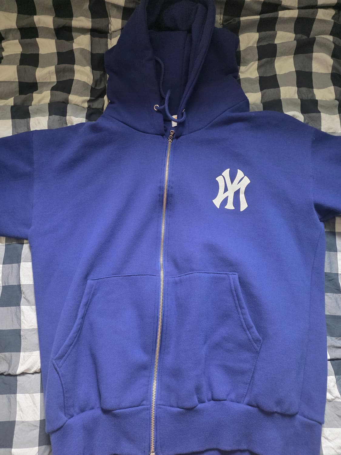 양키스 후드 집업 상품이미지1