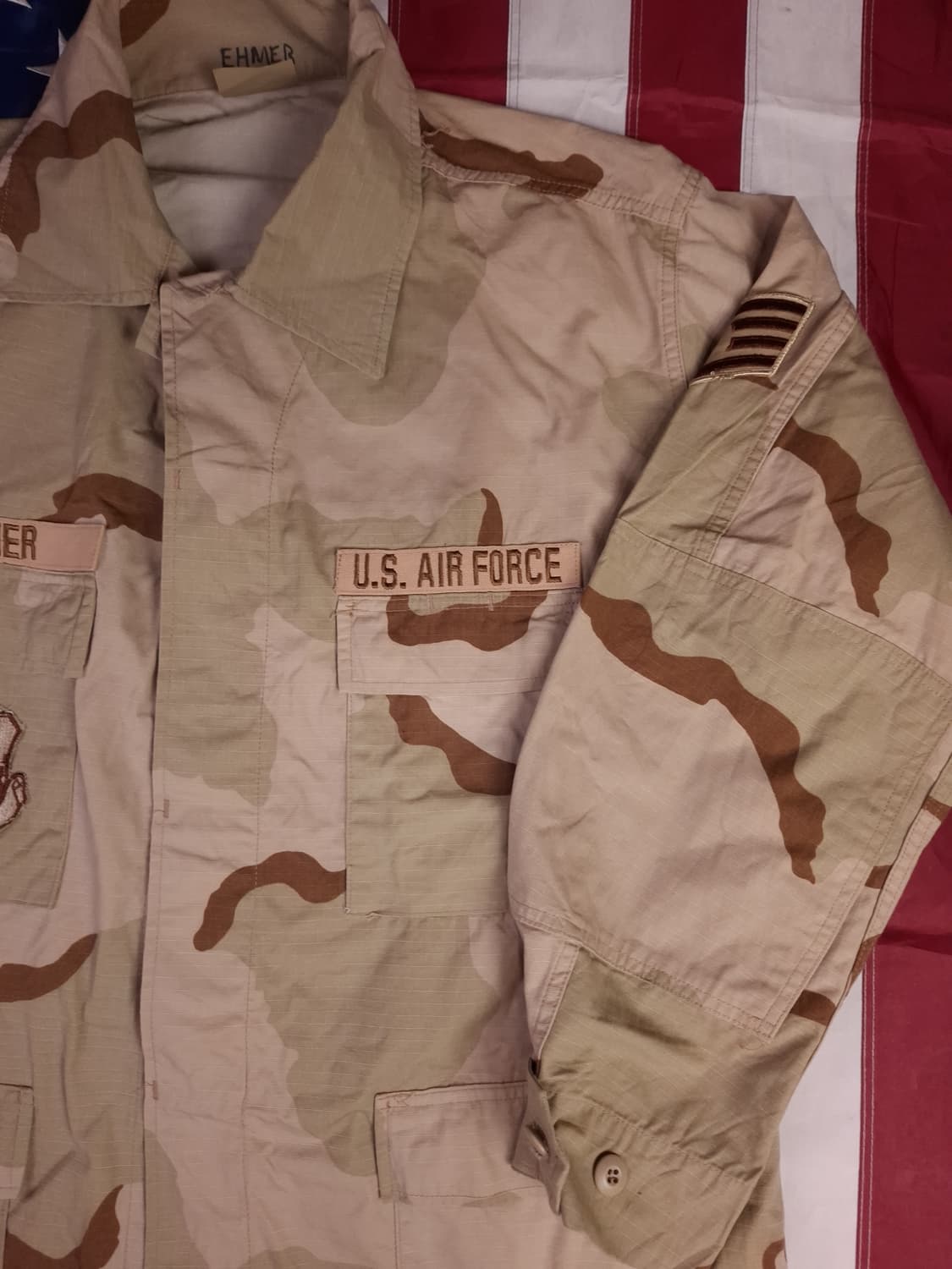 오리지날 90's 미공군 사막삼색 BDU 자켓 상품이미지2