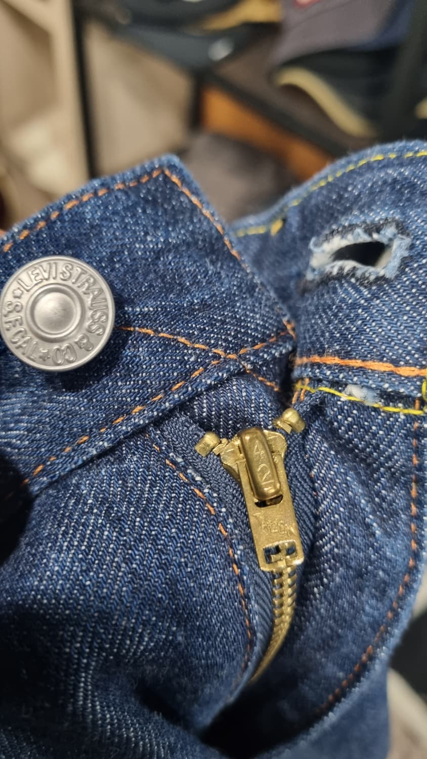 levis 701(lvc) 일본산 셀비지 bigE 생지데님 30사이즈 상품이미지5
