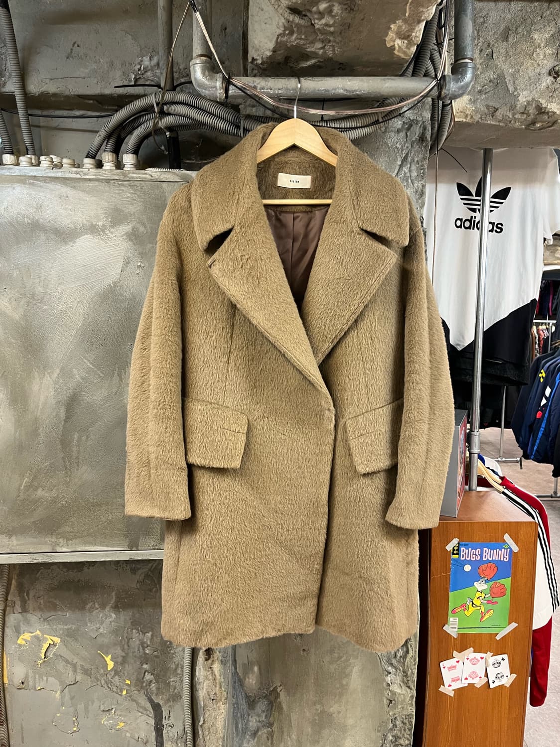 시스템 울 코트 연브라운 #csz2540 상품이미지1