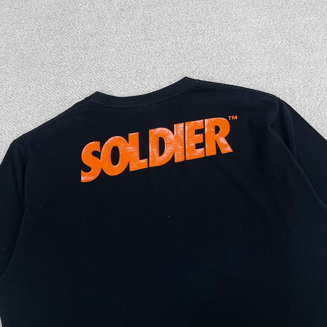 베이프 Bape 솔저 반팔 티셔츠 블랙 상품이미지4