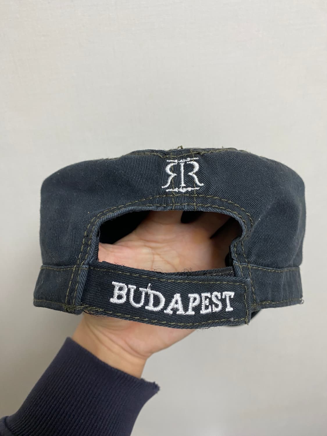 로빈루스 부다페스트 y2k 빈티지 헌팅캡 블랙 상품이미지4