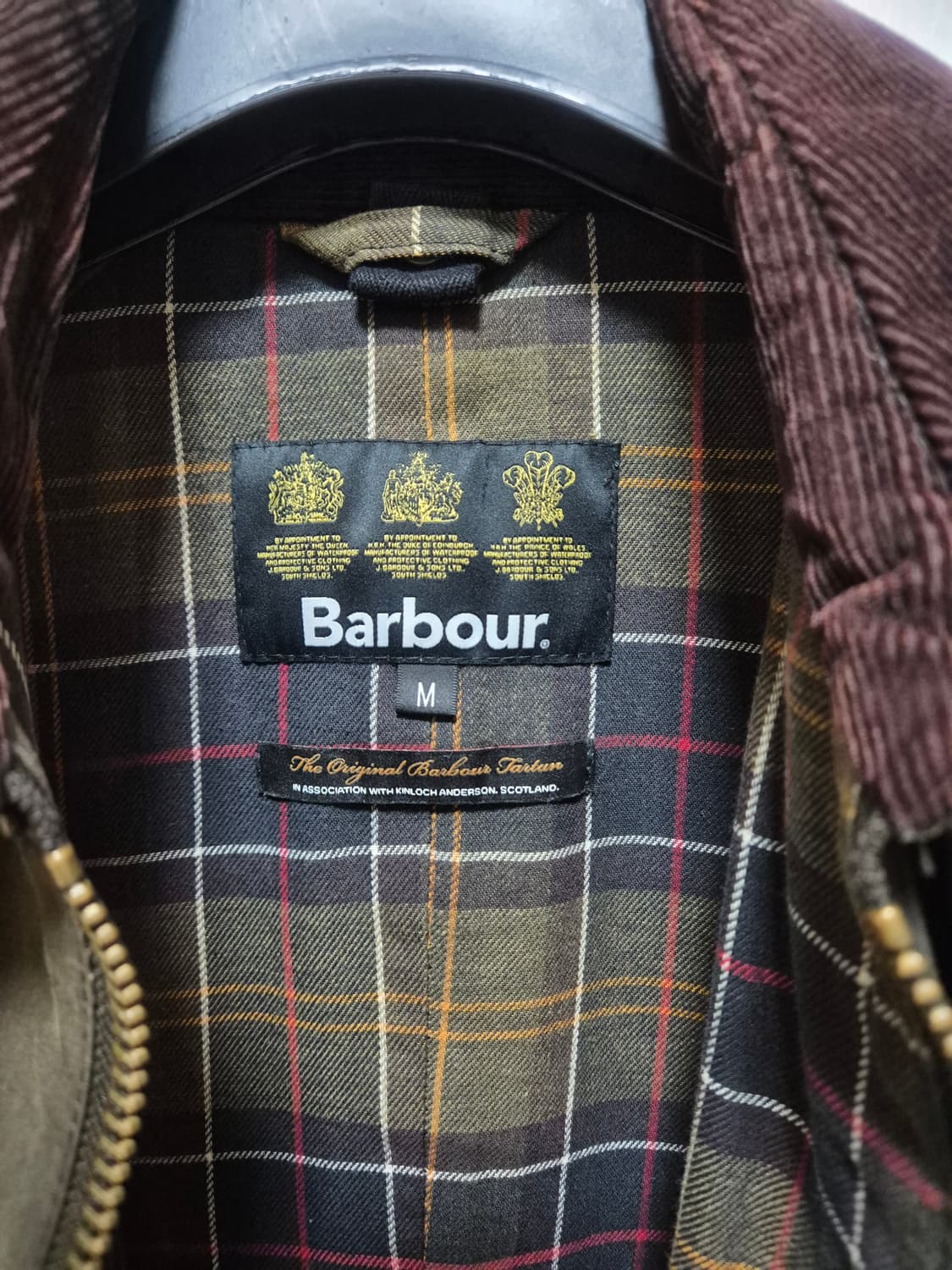 바버 왁스 자켓 M 올리브 상품이미지3