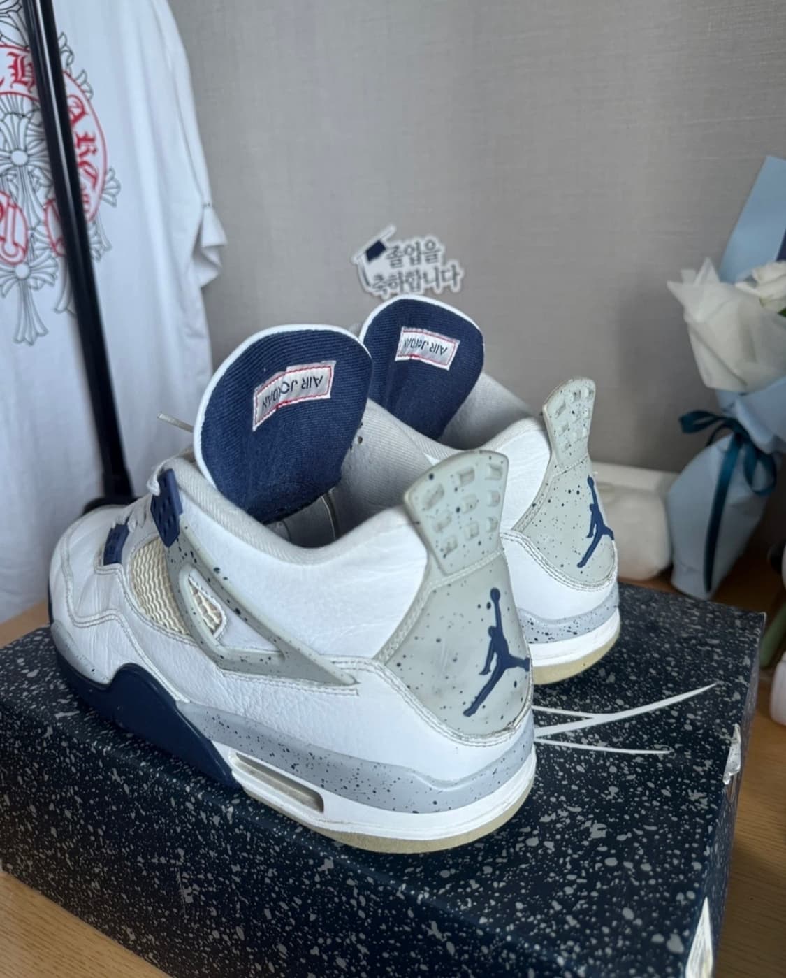 나이키 에어 조던 4 레트로 미드나잇 네이비 290 상품이미지2