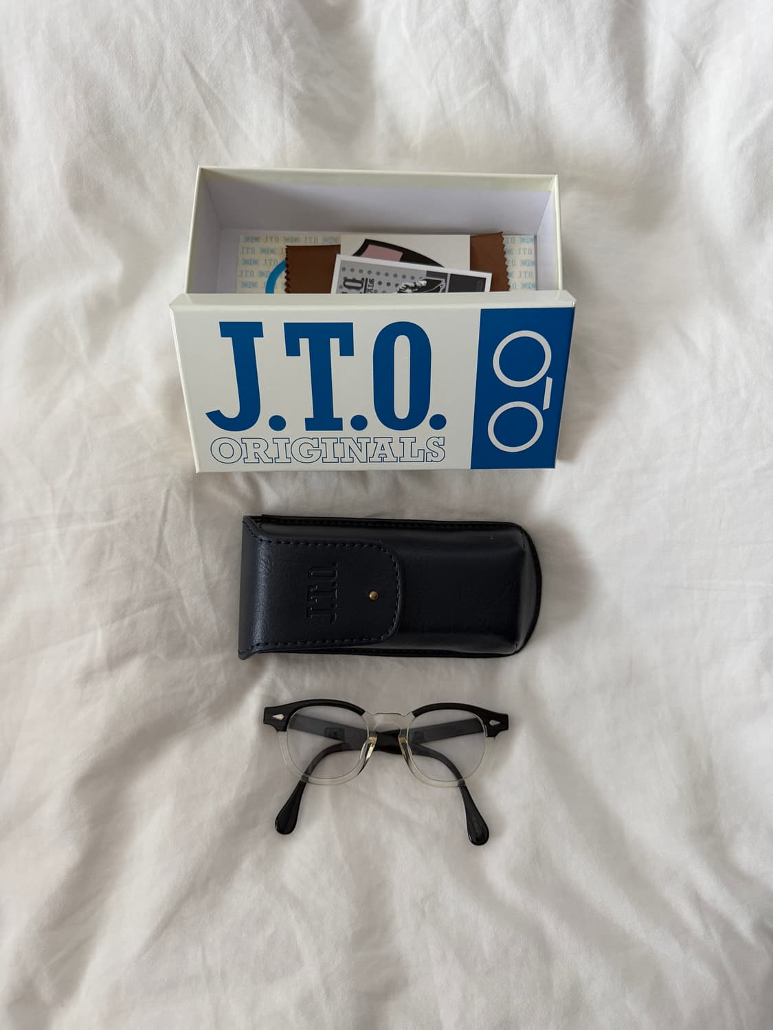 j.t.o 줄리어스타르트옵티컬 아넬 44-22 블랙 우드 패치워크 상품이미지3