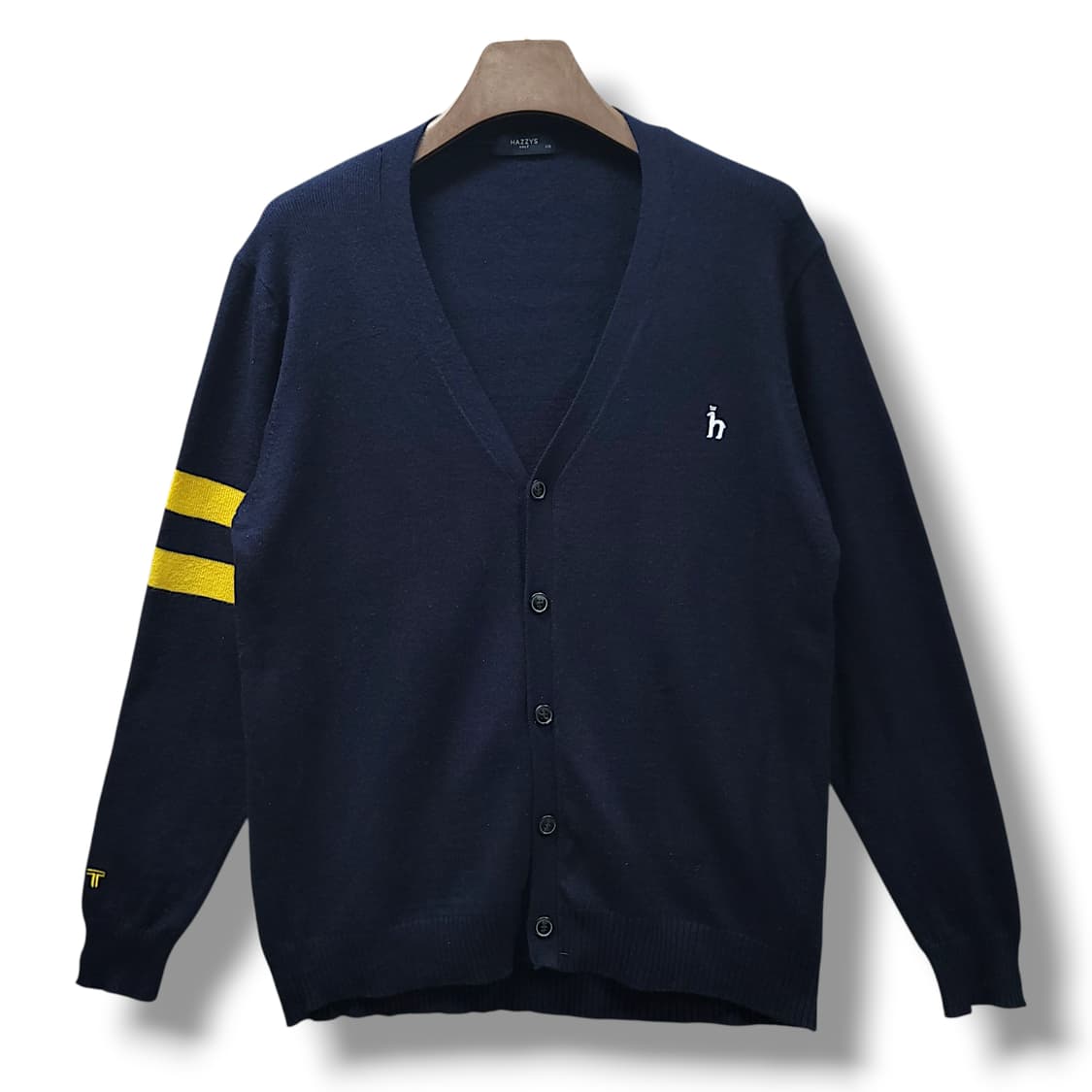 [115] 헤지스 골프 카카오 브이넥 니트 가디건 상품이미지1