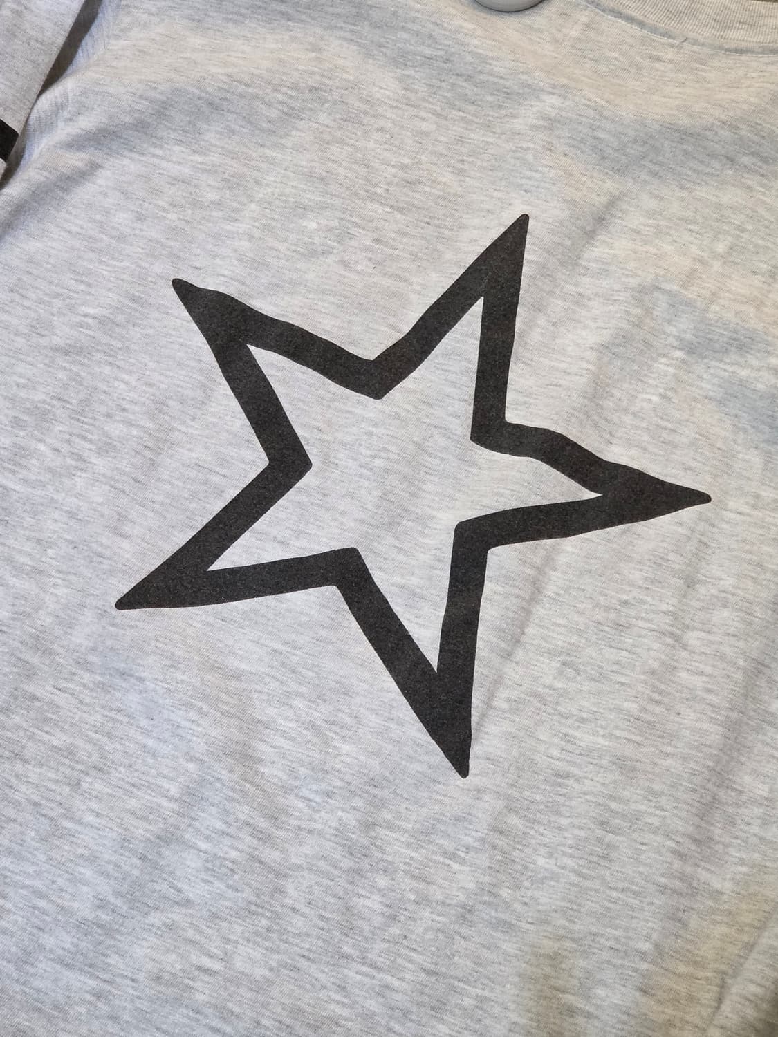 Vanson 밴슨 오트밀그레이 레터링 롱슬리브 상품이미지7